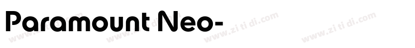 Paramount Neo字体转换